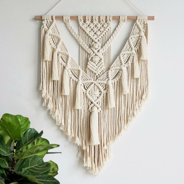 Hand-woven Macrame Wall Hanging - Image 4